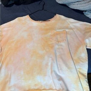 Easel Kids Orange Tie-Dye Tee
